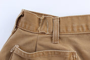 Carhartt Logo Patch Tan Pants - Pants - Thrifted Threads