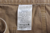 Carhartt Logo Patch Tan Pants - Pants - Thrifted Threads
