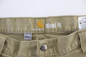 Carhartt Logo Patch Tan Pants - Pants/Shorts - Thrifted Threads