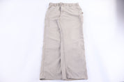 Carhartt Logo Patch Tan Pants - Pants/Shorts - Thrifted Threads