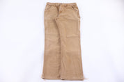 Carhartt Logo Patch Tan Pants - Pants/Shorts - Thrifted Threads