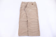 Carhartt Logo Patch Tan Pants - Pants/Shorts - Thrifted Threads
