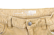 Carhartt Logo Patch Tan Pants - Pants/Shorts - Thrifted Threads
