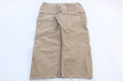 Carhartt Logo Patch Tan Pants - Pants/Shorts - Thrifted Threads