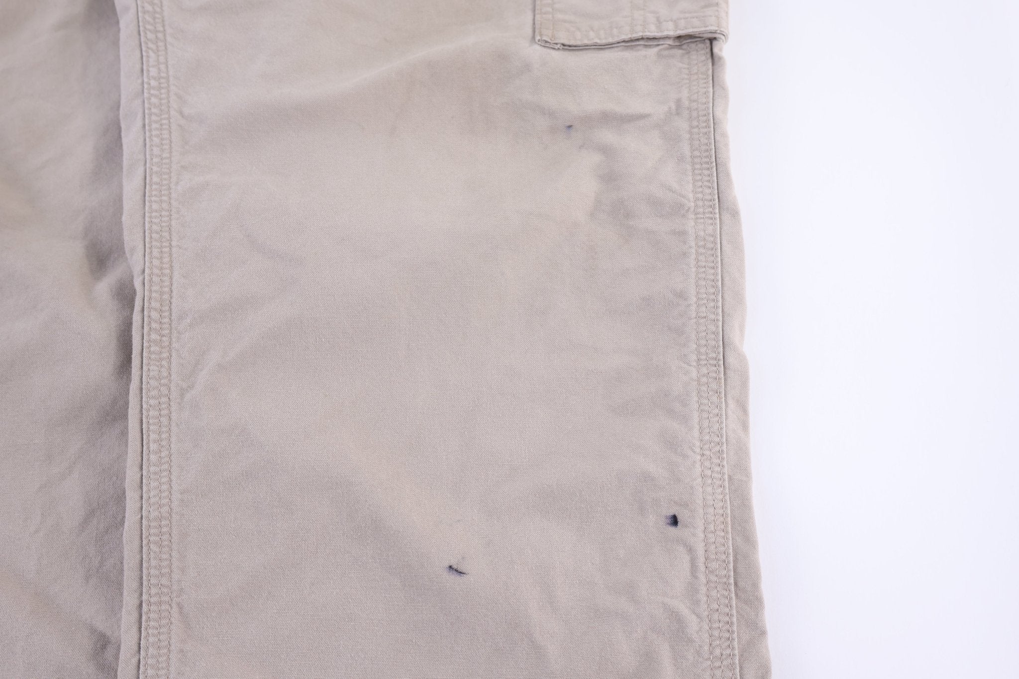 Carhartt Logo Patch Tan Pants - Pants/Shorts - Thrifted Threads