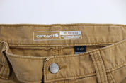 Carhartt Logo Patch Tan Pants - Pants/Shorts - Thrifted Threads