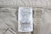 Carhartt Logo Patch Tan Pants - Pants/Shorts - Thrifted Threads