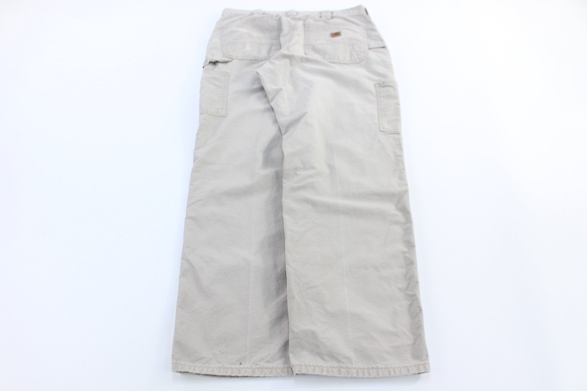 Carhartt Logo Patch Tan Pants - Pants/Shorts - Thrifted Threads