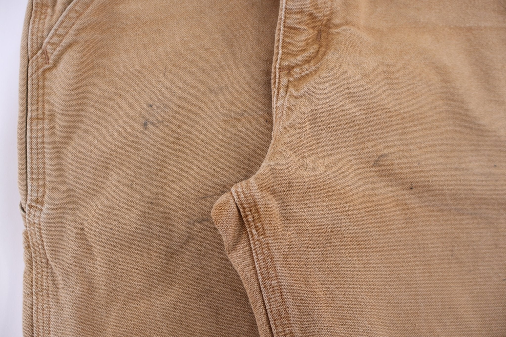 Carhartt Logo Patch Tan Pants - Pants/Shorts - Thrifted Threads