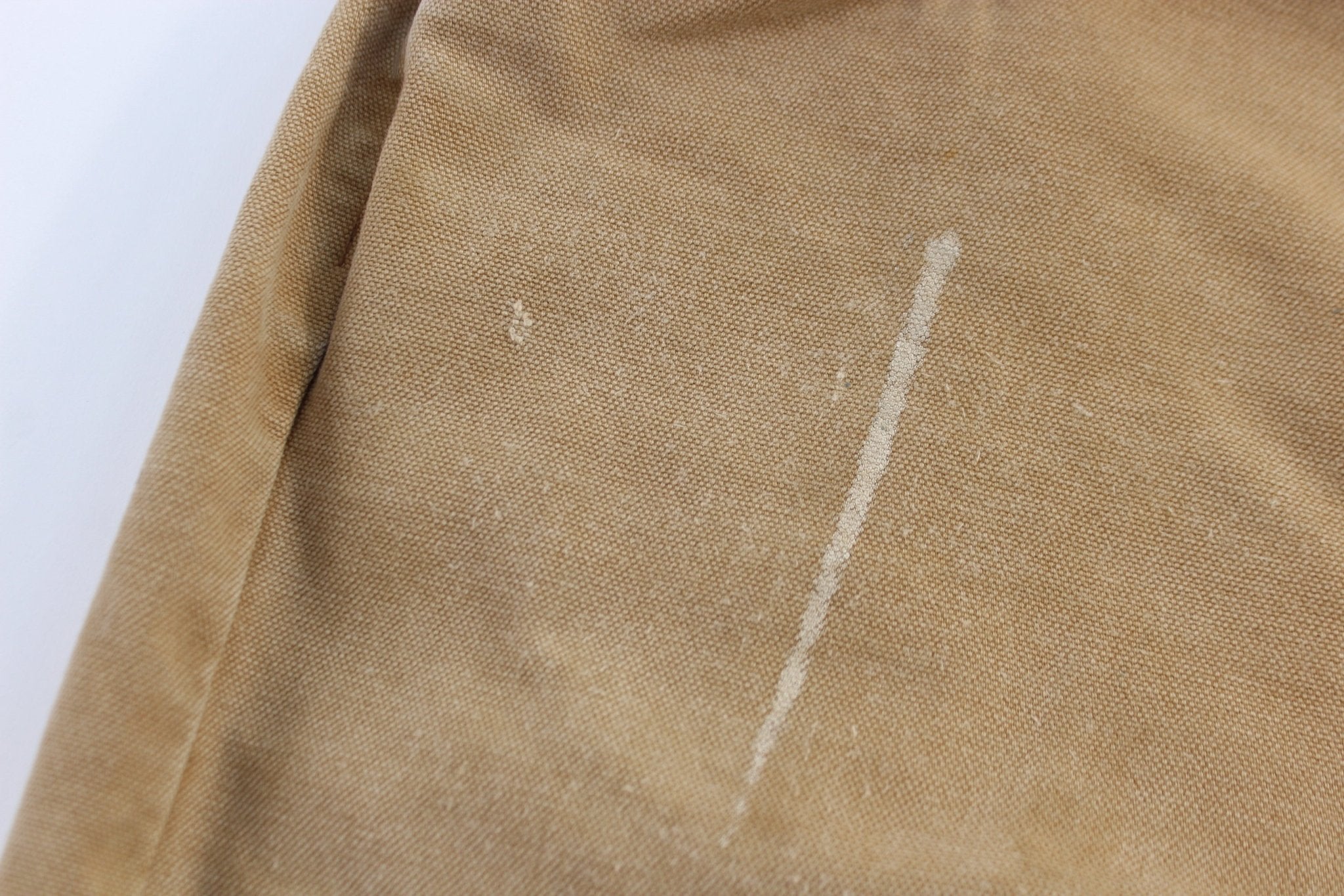Carhartt Logo Patch Tan Relaxed Fit Pants - ThriftedThreads.com