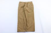 Carhartt Logo Patch Tan Relaxed Fit Pants - ThriftedThreads.com