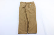 Carhartt Logo Patch Tan Relaxed Fit Pants - ThriftedThreads.com