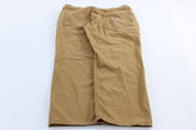 Carhartt Logo Patch Tan Relaxed Fit Pants - ThriftedThreads.com