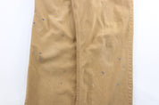 Carhartt Logo Patch Tan Relaxed Fit Pants - ThriftedThreads.com
