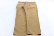 Carhartt Logo Patch Tan Relaxed Fit Pants - ThriftedThreads.com