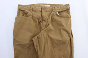 Carhartt Logo Patch Tan Relaxed Fit Pants - ThriftedThreads.com