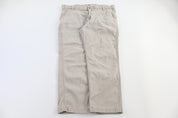 Carhartt Logo Patch Tan Relaxed Fit Pants - Pants - Thrifted Threads
