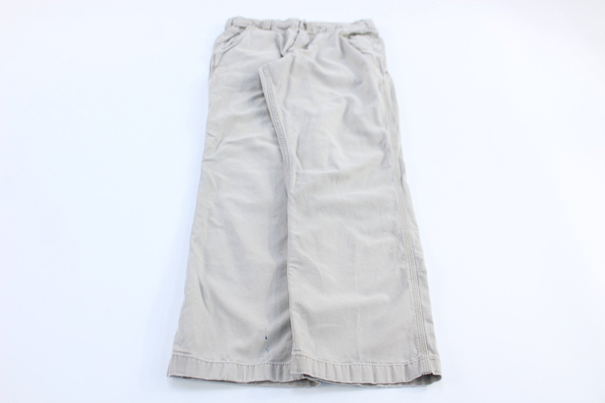 Carhartt Logo Patch Tan Relaxed Fit Pants - Pants - Thrifted Threads