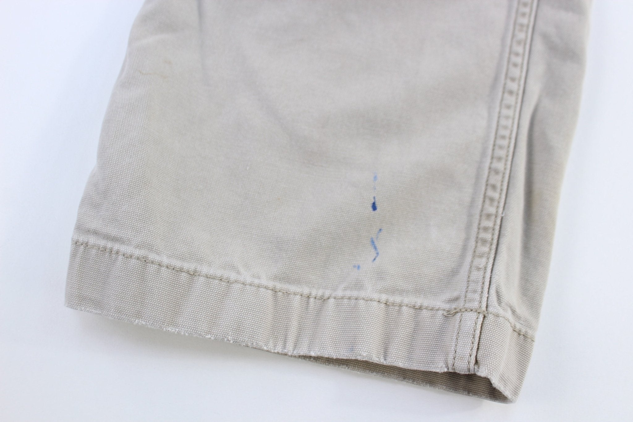 Carhartt Logo Patch Tan Relaxed Fit Pants - Pants - Thrifted Threads