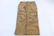 Carhartt Logo Patch Tan Relaxed Fit Pants - Pants/Shorts - Thrifted Threads