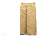 Carhartt Logo Patch Tan Relaxed Fit Pants - Pants/Shorts - Thrifted Threads