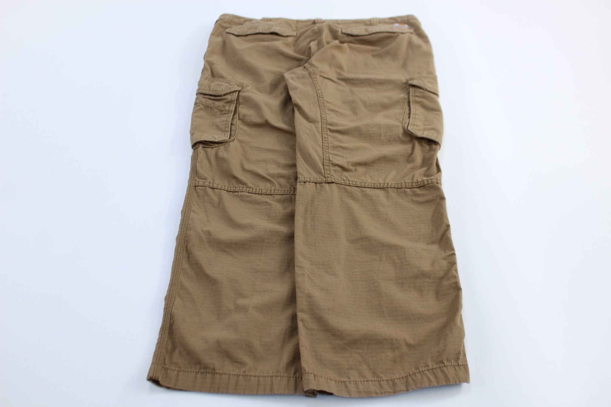 Carhartt Logo Patch Tan Relaxed Fit Pants - Pants/Shorts - Thrifted Threads
