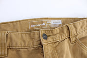 Carhartt Logo Patch Tan Relaxed Fit Pants - Pants/Shorts - Thrifted Threads