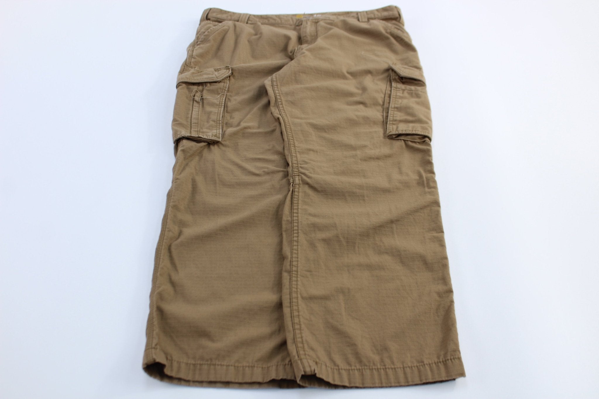 Carhartt Logo Patch Tan Relaxed Fit Pants - Pants/Shorts - Thrifted Threads