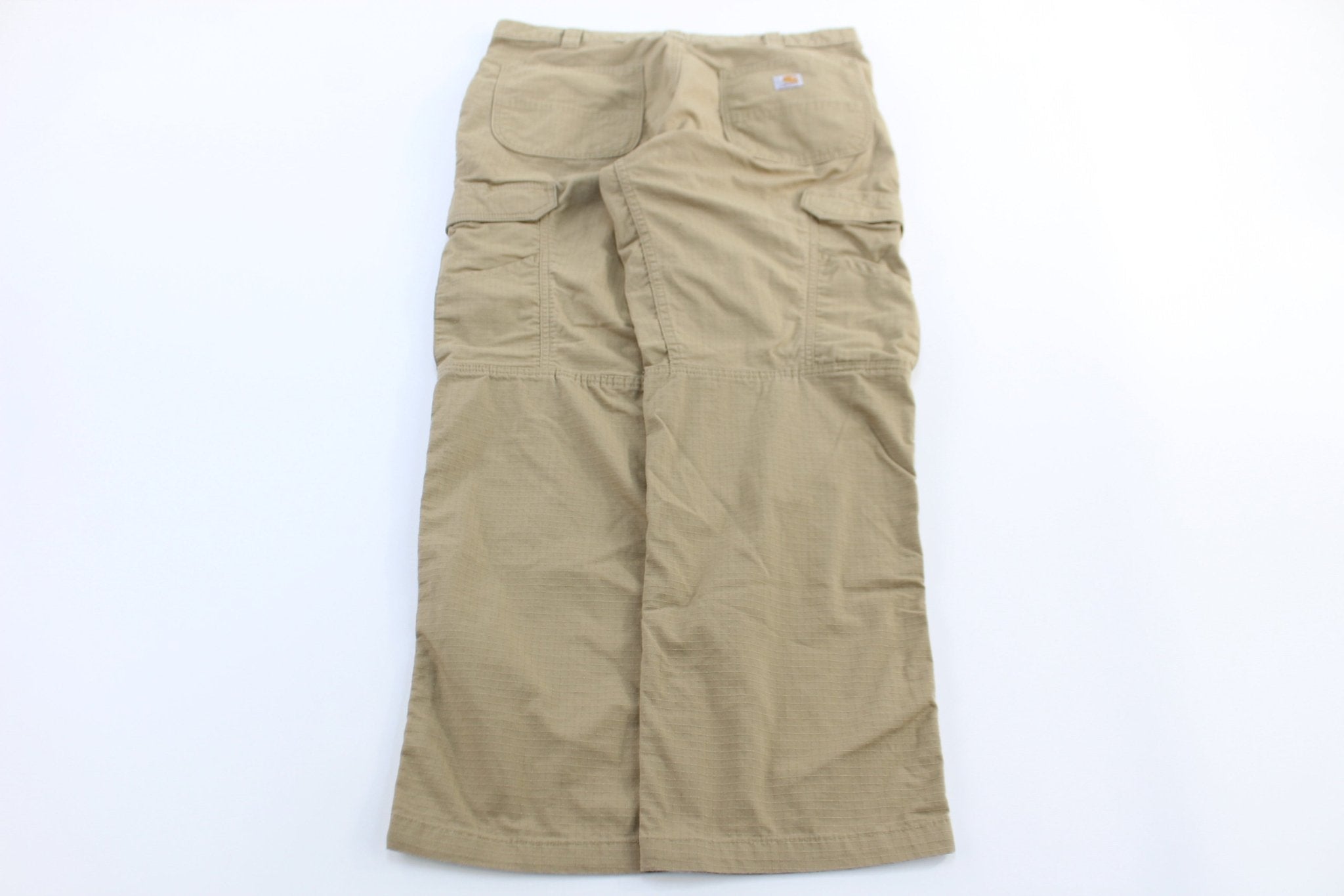 Carhartt Logo Patch Tan Relaxed Fit Pants - Pants/Shorts - Thrifted Threads
