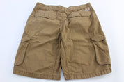 Carhartt Logo Patch Tan Relaxed Fit Shorts - ThriftedThreads.com