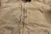 Carhartt Logo Patch Tan Santa Fe Jacket - ThriftedThreads.com