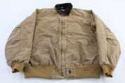 Carhartt Logo Patch Tan Santa Fe Jacket - jacket - Thrifted Threads
