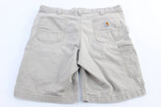 Carhartt Logo Patch Tan Shorts - Pants/Shorts - Thrifted Threads