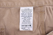 Carhartt Logo Patch Tan Shorts - Pants/Shorts - Thrifted Threads