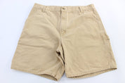 Carhartt Logo Patch Tan Shorts - Pants/Shorts - Thrifted Threads