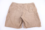 Carhartt Logo Patch Tan Shorts - Pants/Shorts - Thrifted Threads