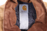 Carhartt Logo Patch Tan Trucker Jacket - Jacket - Thrifted Threads