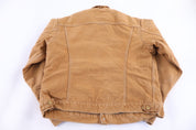 Carhartt Logo Patch Tan Trucker Jacket - Jacket - Thrifted Threads