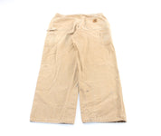 Carhartt Logo Patch Tan Workwear Pants - ThriftedThreads.com