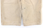 Carhartt Logo Patch Tan Workwear Pants - Pants/Shorts - Thrifted Threads
