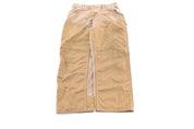 Carhartt Logo Patch Tan Workwear Pants - Pants/Shorts - Thrifted Threads