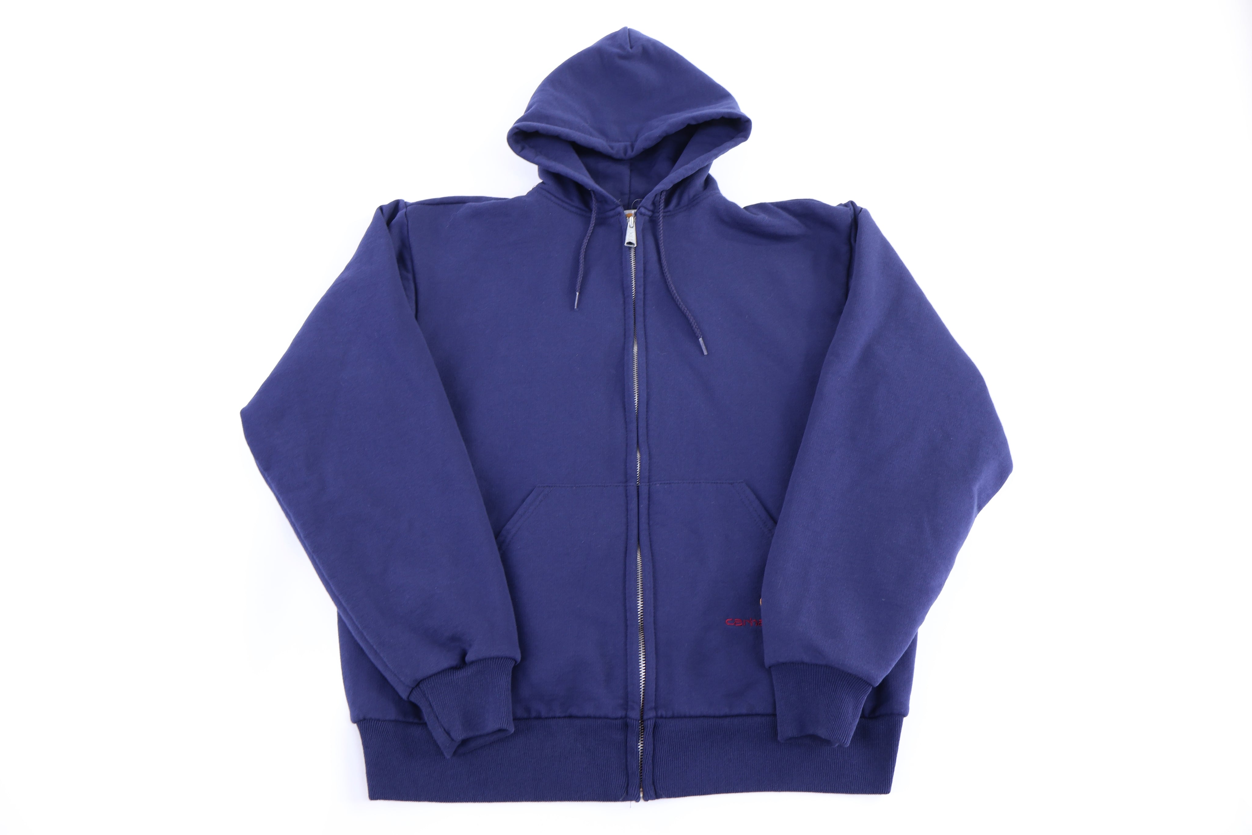 Carhartt Logo Patch Thermal Lined Full Zip Jacket - Jacket - Thrifted Threads