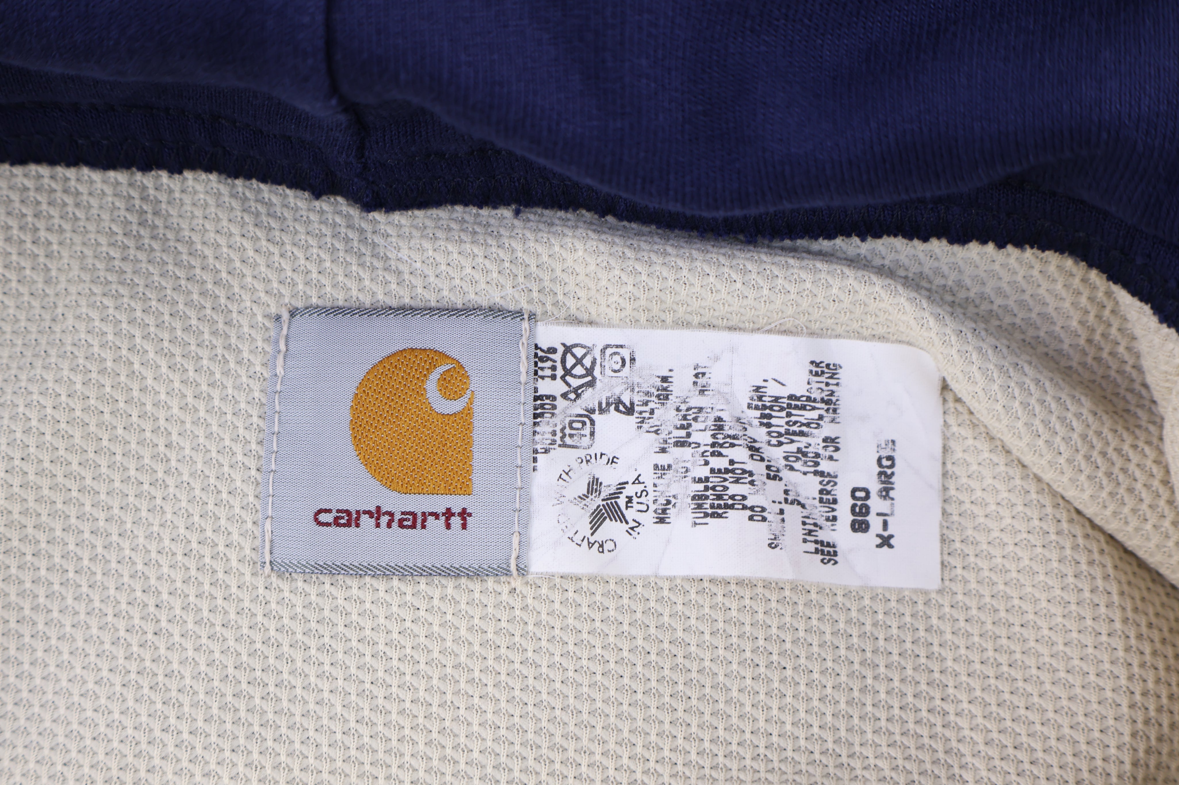 Carhartt Logo Patch Thermal Lined Full Zip Jacket - Jacket - Thrifted Threads