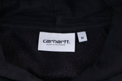 Carhartt WIP Logo Patch Black Pullover Hoodie - Sweatshirt - Thrifted Threads