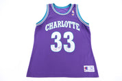 Champion Alonzo Mourning Charlotte Hornets Basketball Jersey - Jerseys/Tanks - Thrifted Threads