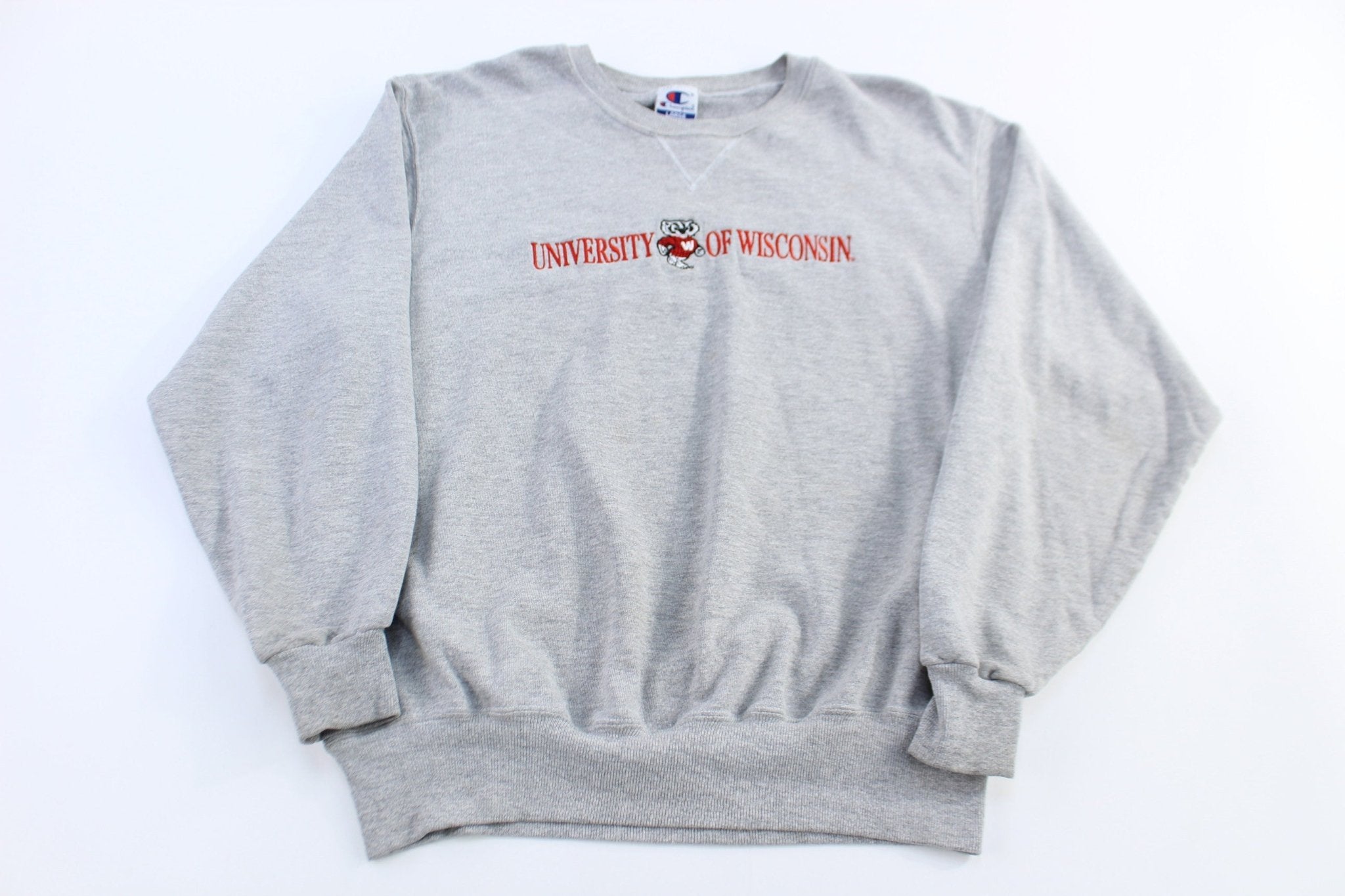 Champion University of Wisconsin Badgers Sweatshirt - Sweatshirt - Thrifted Threads