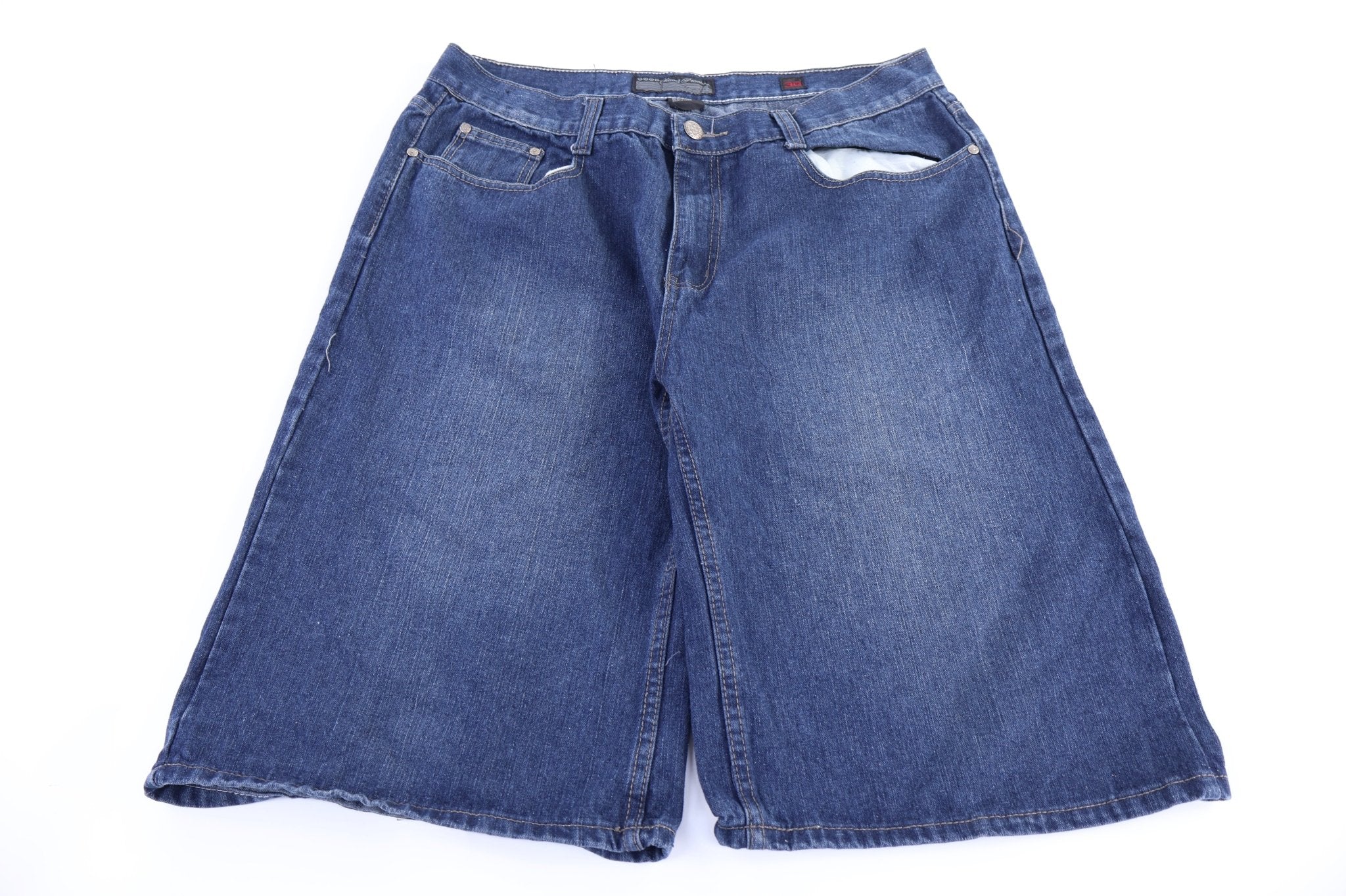 Chams Premium Dark Wash Denim Shorts - Pants/Shorts - Thrifted Threads