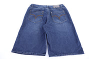 Chams Premium Dark Wash Denim Shorts - Pants/Shorts - Thrifted Threads