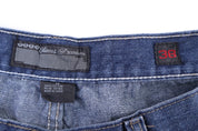 Chams Premium Dark Wash Denim Shorts - Pants/Shorts - Thrifted Threads