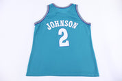 Charlotte Hornets Larry Johnson Basketball Jersey - Jerseys/Tanks - Thrifted Threads